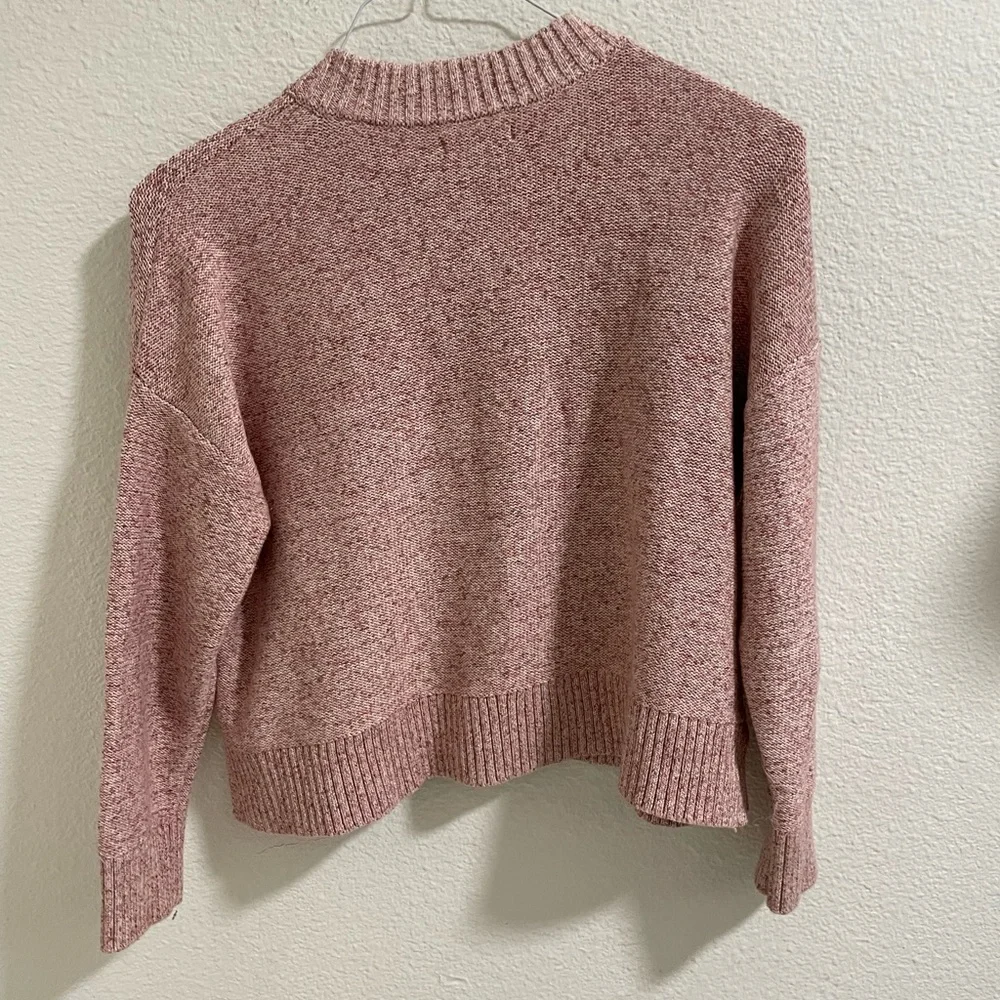 Quince Soft Pink Knit Cardigan - Picture 2 of 5